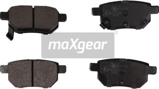 Maxgear 19-2161 - Гальмівні колодки, дискові гальма autozip.com.ua