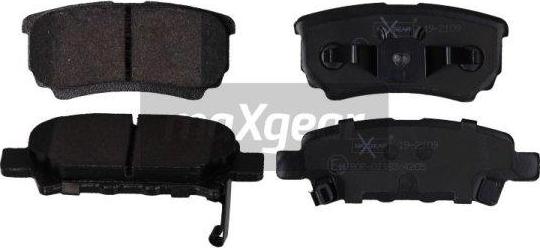 Maxgear 19-2109 - Гальмівні колодки, дискові гальма autozip.com.ua