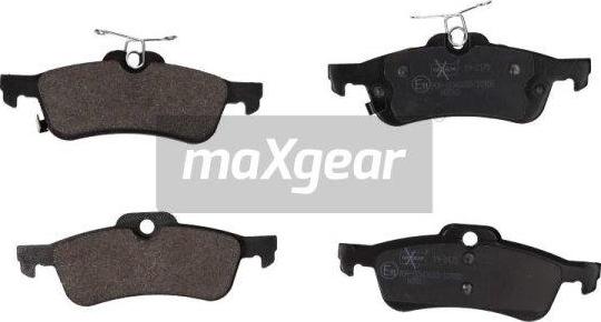 Maxgear 19-2175 - Гальмівні колодки, дискові гальма autozip.com.ua