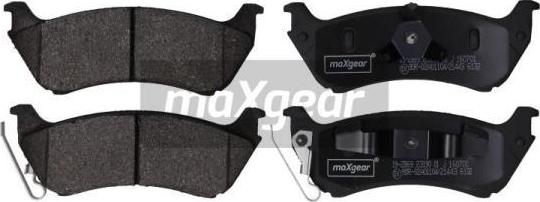 Maxgear 19-2869 - Гальмівні колодки, дискові гальма autozip.com.ua