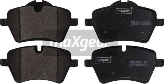 Maxgear 19-2885 - Гальмівні колодки, дискові гальма autozip.com.ua