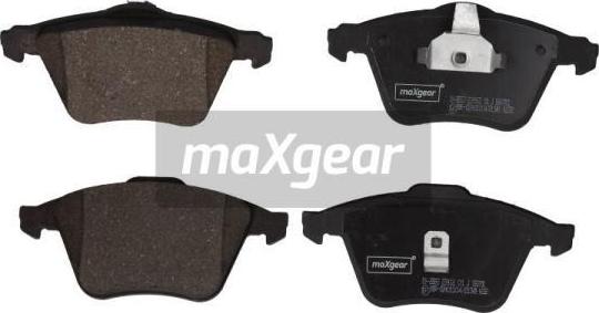 Maxgear 19-2883 - Гальмівні колодки, дискові гальма autozip.com.ua