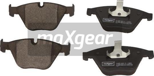 Maxgear 19-2872 - Гальмівні колодки, дискові гальма autozip.com.ua