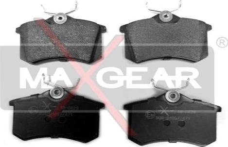 Maxgear 19-0429 - Гальмівні колодки, дискові гальма autozip.com.ua