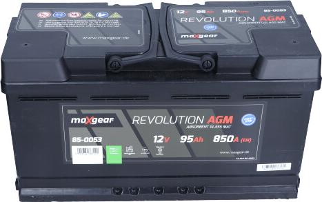Maxgear 85-0053 - Стартерна акумуляторна батарея, АКБ autozip.com.ua