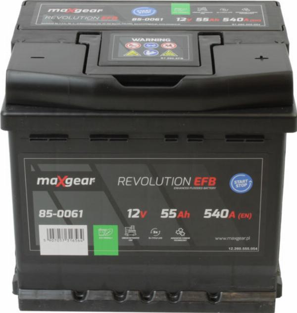Maxgear 85-0061 - Стартерна акумуляторна батарея, АКБ autozip.com.ua