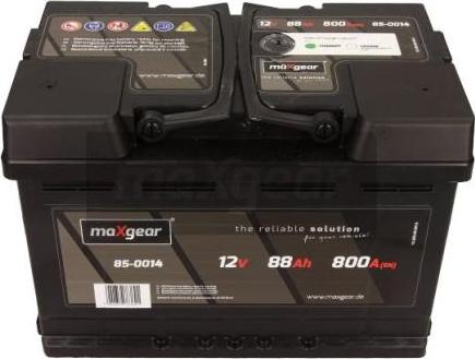 Maxgear 85-0014 - Стартерна акумуляторна батарея, АКБ autozip.com.ua