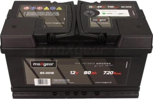 Maxgear 85-0015 - Стартерна акумуляторна батарея, АКБ autozip.com.ua