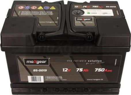 Maxgear 85-0013 - Стартерна акумуляторна батарея, АКБ autozip.com.ua