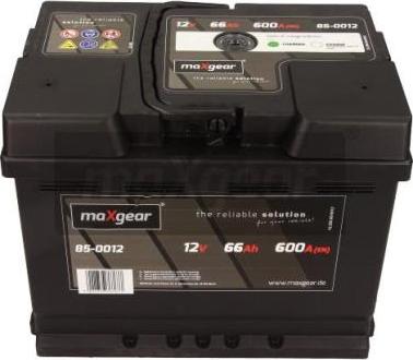 Maxgear 85-0012 - Стартерна акумуляторна батарея, АКБ autozip.com.ua