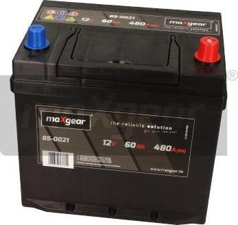 Maxgear 85-0021 - Стартерна акумуляторна батарея, АКБ autozip.com.ua