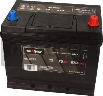 Maxgear 85-0022 - Стартерна акумуляторна батарея, АКБ autozip.com.ua