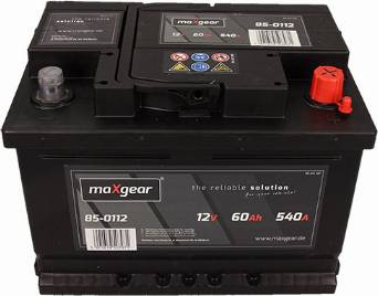 Maxgear 85-0112 - Стартерна акумуляторна батарея, АКБ autozip.com.ua
