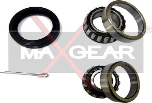 Maxgear 33-0163 - Комплект підшипника маточини колеса autozip.com.ua