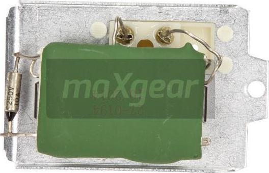 Maxgear 27-0194 - Опір, реле, вентилятор салону autozip.com.ua