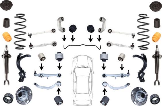 Maxgear MAX03 - Підвіска колеса autozip.com.ua