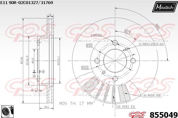 Maxtech 5271510 - Поворотний кулак, підвіска колеса autozip.com.ua