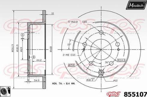 Kavo Parts BR-5781 - Гальмівний диск autozip.com.ua