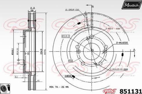 Alpha Brakes HTP-HD-056 - Гальмівний диск autozip.com.ua