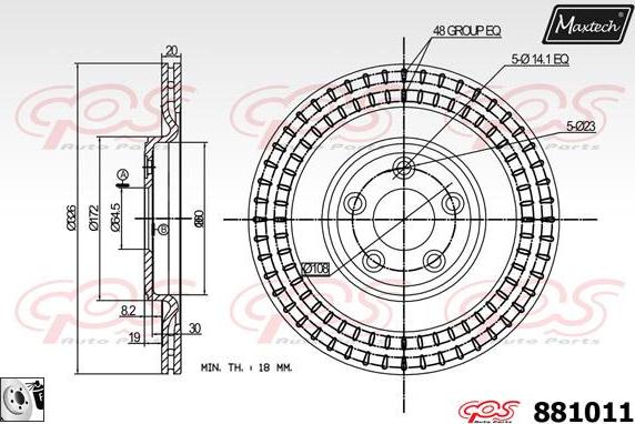 Maxtech 70160046 - Комплект направляючої гільзи autozip.com.ua