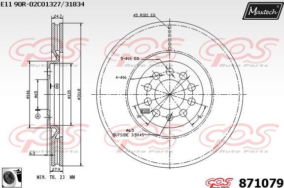 Maxtech 70160068 - Комплект направляючої гільзи autozip.com.ua