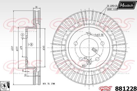 Maxtech 70160008 - Комплект направляючої гільзи autozip.com.ua