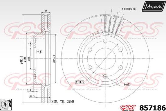 Maxtech 70160032 - Комплект направляючої гільзи autozip.com.ua