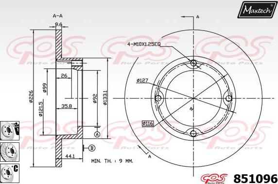 Maxtech 70160079 - Комплект направляючої гільзи autozip.com.ua