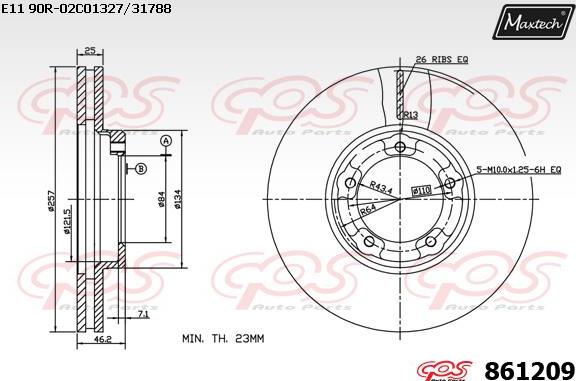 Maxtech 70160113 - Комплект направляючої гільзи autozip.com.ua