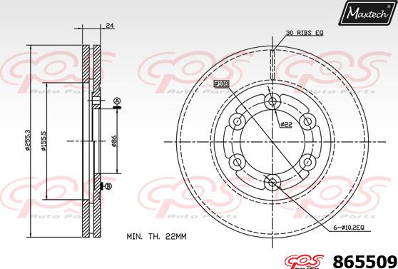 Maxtech 70200432 - Ремкомплект, гальмівний супорт autozip.com.ua