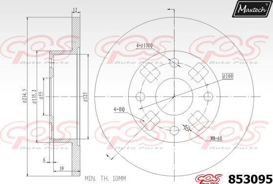 Maxtech 70200119 - Ремкомплект, гальмівний супорт autozip.com.ua