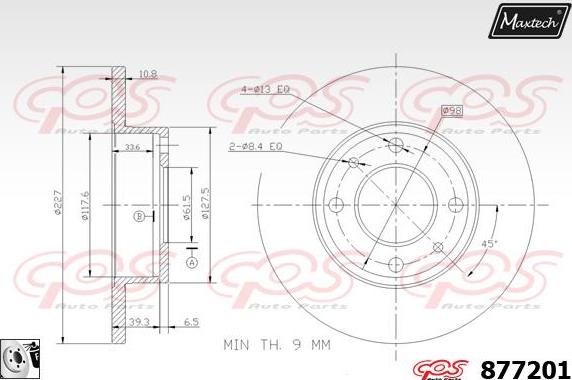 Maxtech 70200828 - Ремкомплект, гальмівний супорт autozip.com.ua