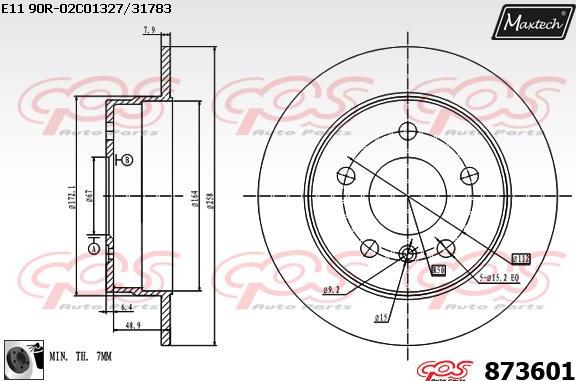 Maxtech 70200247 - Ремкомплект, гальмівний супорт autozip.com.ua