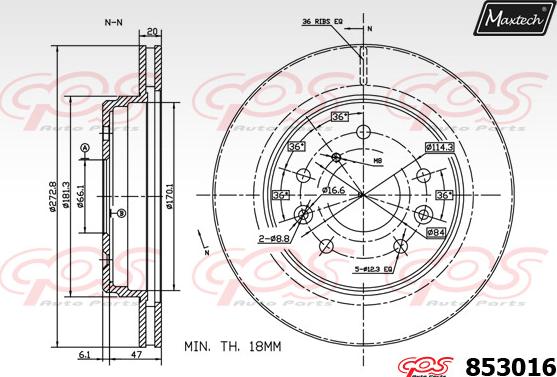 Maxtech 70200795 - Ремкомплект, гальмівний супорт autozip.com.ua