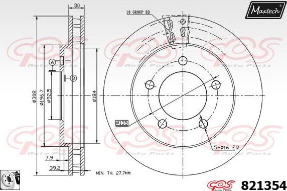 Maxtech 72930008 - Поршень, корпус скоби гальма autozip.com.ua