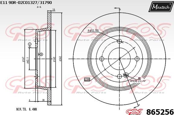 Maxtech 72938033 - Поршень, корпус скоби гальма autozip.com.ua