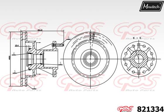 Maxtech 72932006 - Поршень, корпус скоби гальма autozip.com.ua