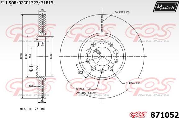 Maxtech 72932010 - Поршень, корпус скоби гальма autozip.com.ua