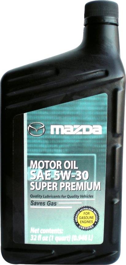 MAZDA 0000775W30QT - Олива двигуна 1L Mazda Super Premium 5W30 USA autozip.com.ua