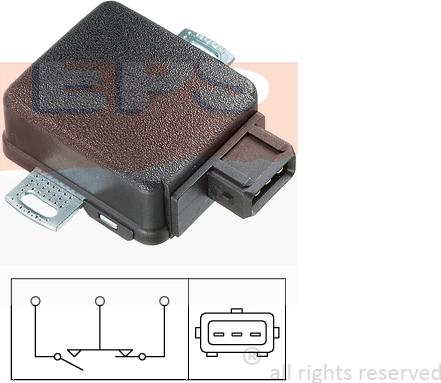 MDR EPS-1995 046 - Датчик, положення дросельної заслінки autozip.com.ua