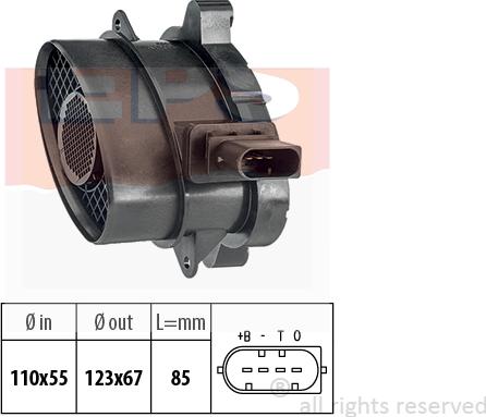 MDR EPS-1991 005 - Датчик потоку, маси повітря autozip.com.ua