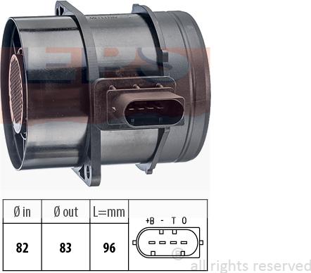 MDR EPS-1991 359 - Датчик потоку, маси повітря autozip.com.ua