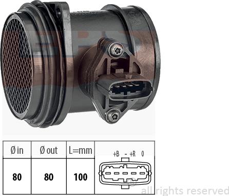 MDR EPS-1991 332 - Датчик потоку, маси повітря autozip.com.ua