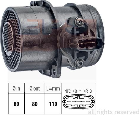 MDR EPS-1991 266 - Датчик потоку, маси повітря autozip.com.ua