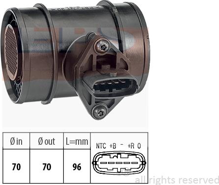 MDR EPS-1991 289 - Датчик потоку, маси повітря autozip.com.ua