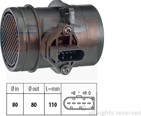 MDR EPS-1991 222 - Датчик потоку, маси повітря autozip.com.ua