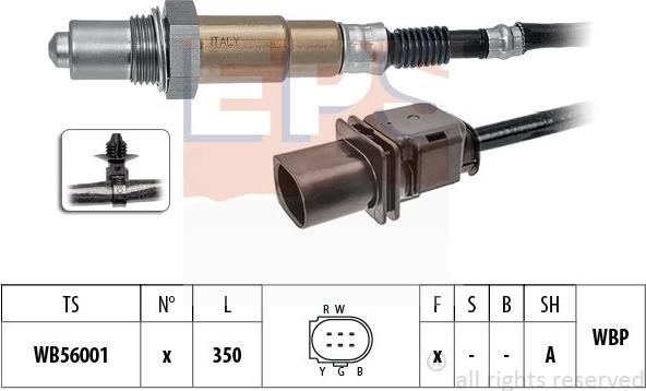 MDR EPS-1998 494 - Лямбда-зонд, датчик кисню autozip.com.ua