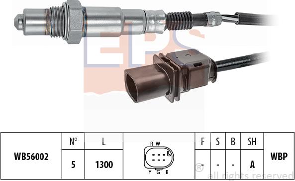 MDR EPS-1998 490 - Лямбда-зонд, датчик кисню autozip.com.ua