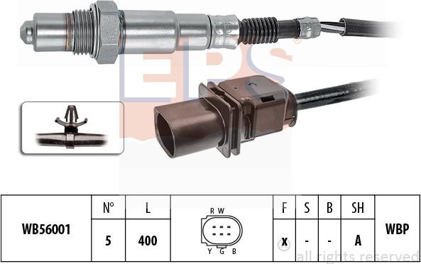 MDR EPS-1998 401 - Лямбда-зонд, датчик кисню autozip.com.ua