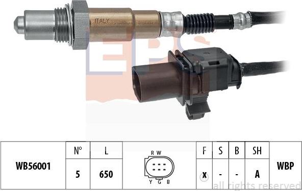 MDR EPS-1998 416 - Лямбда-зонд, датчик кисню autozip.com.ua